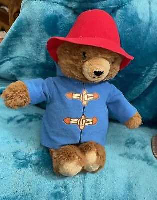 PADDINGTON BEAR   Talking Plush Soft Toy Teddy Rainbow 2015 A1 Condition 25 Cm • £4.99