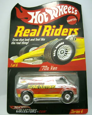 2004 Hot Wheels RLC Real Riders Series 4 Flying Customs '70'S Van # 4502/11000 • $24.95