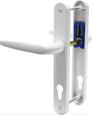 UPVC White Door Handle Trojan Sparta 92PZ Sprung Double Glazing Set Patio PVC • £12.99