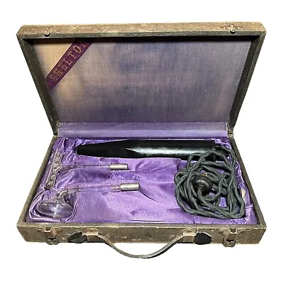 Halliwell Shelton Violet Ray Medical Quackery Plasma UV Ozone Ionizer Wand • $199.99