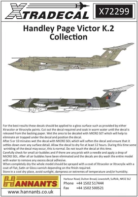 £9.75 • Buy Xtradecal X72299 Handley-Page Victor K.2 Collection Model Decals 1/72