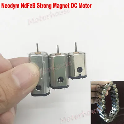Neodym NdFeB Strong 3V 3.7V Micro DC Motor High Speed RC Drone Toy Car • $1.75