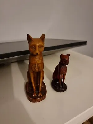 Egyptian Bastet Cat Pair Of Ornaments • £20