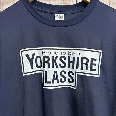 Proud To Be A Yorkshire Lass Graphic T Shirt Size L • £8