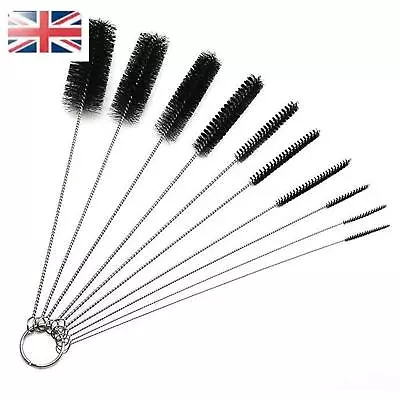 Lab Brush Set Of 10 For Pipe Cleanertest Tubeglasswarebottletubing Fluva • £7.26