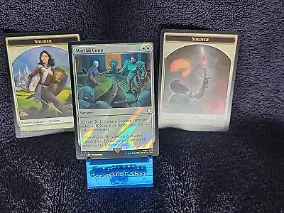 MTG - [ Surge Foil WITH 2x Tokens] Martial Coup - Fallout # 695 • $1
