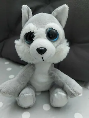 Russ Aspen The Husky Lil Peepers 6  Soft Toy  Used.  • £4.50