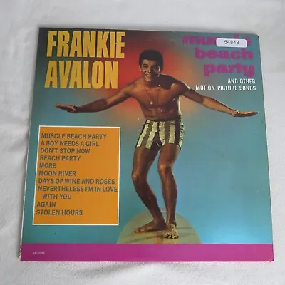 Frankie Avalon Muscle Beach Party  Soundtrack LP Vinyl Record Album • $15.82