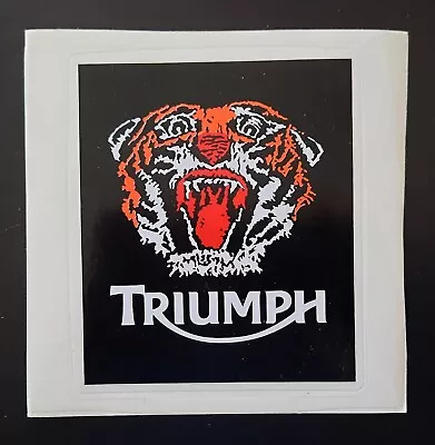 Vintage Triumph Tiger Sticker Motorcycle Vinyl • $4