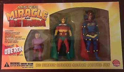 Mister Miracle & Big Barda Dc Direct Action Figure Set Nib 2000 🔥 • $39.99