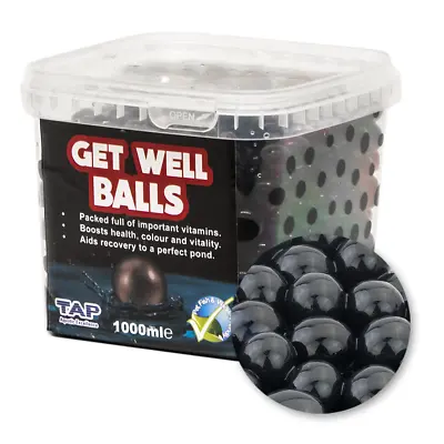 £13.95 • Buy 1l Get Well Koi Pond Bacteria Balls | Water Optimiser Vitamin Booster Treatment