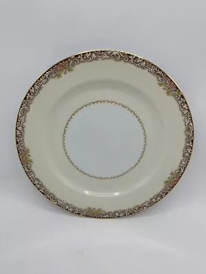 VTG Noritake Harmony Floral Gold Trim 10  Dinner Plate Made In Occupied Japan • $10.99