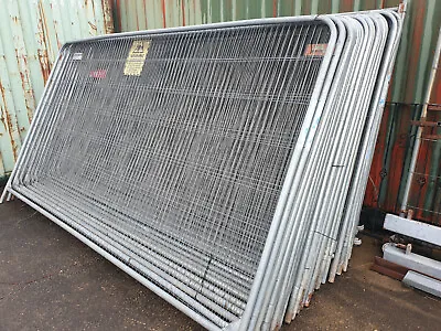 USED Heras Harris Temporary Site Barrier Pedestrian Event Fencing Panel Security • £25