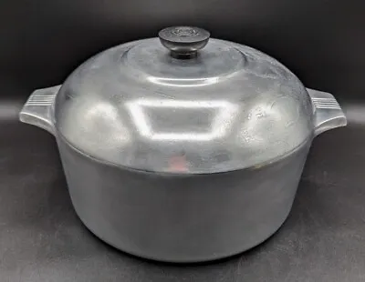 Vintage Wagner Ware Sidney O Magnalite Stock Pot Dutch Oven 4248 P USA W/ Lid  • $110