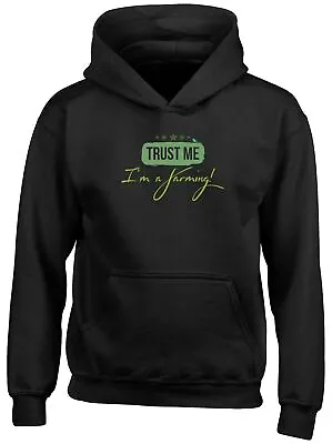 I'm A Farming Kids Hoodie Farmer Farm Harvest Plant Barn Boys Girls Gift Top • £13.99