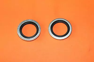 BSA 2 X PETROL TAP SEALING WASHERS DOWTY TYPE 3/8  BSP • £2.99