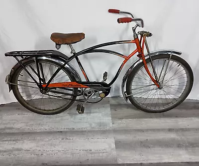 Vintage Schwinn 1956 Black Phantom Bicycle - All Orignial Parts • $499
