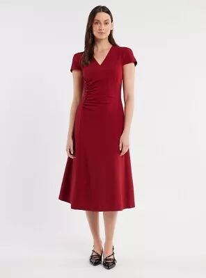 BNWT - Review Australia -   Louvre Dress  - Deep Cherry - RRP$249.95 • $119.99