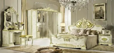 £1199 • Buy Leonardo Italian Ivory/Gold Bedroom Collection