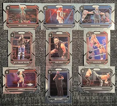 2023 PRIZM WWE Wrestling BASE + Rookies Complete Your Set You Pick Card #1-200 • $0.99