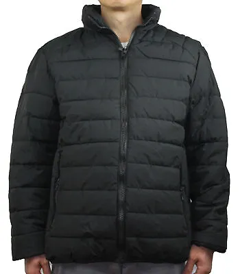 Men’s Puffer Jacket Quilted Warm Winter Coat Lightweight Casual Bubble Jacket • $36.95
