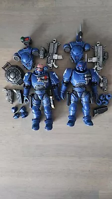 JOYTOY X Warhammer 40k Space Marines Ultramarines Infiltrators Pullo 1/18 Lot • $36