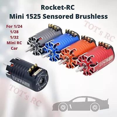 Surpass Hobby Rocket-RC Mini 1525 Sensored Brushless Motor 3500kv 6800kv Mini Z • $37.99