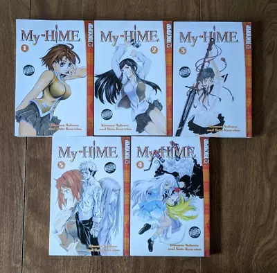 MY-HIME Manga - Complete Series Vol. 1-5 English • $42