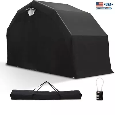 136 X54  Motorcycle Shelter Bike Shed Cover Outdoor Storage Garage W/ Carry Bag • $232.49
