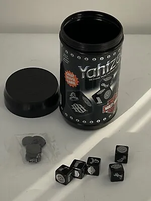 Harley Yahtzee Game 2001 - Cup & Dice Only - NO SCORE SHEETS • $10.77