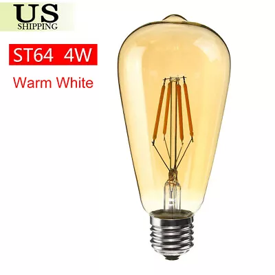 Vintage Industrial Retro Dimmable Edison LED Bulb Light Lamp E26 110V COB Decor • $21.68