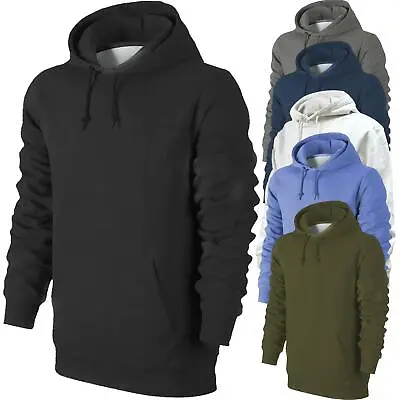 Ex-M&S Mens Hoodie Fleece Pullover Cotton Jacket Sweatshirt Hooded Casual Top • £9.99