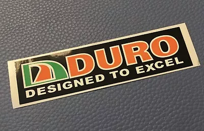 DURO GLOSSY Sticker Bicycle Bike Cycling TIRE WHEEL ACCESSORIES NOS • $4.95