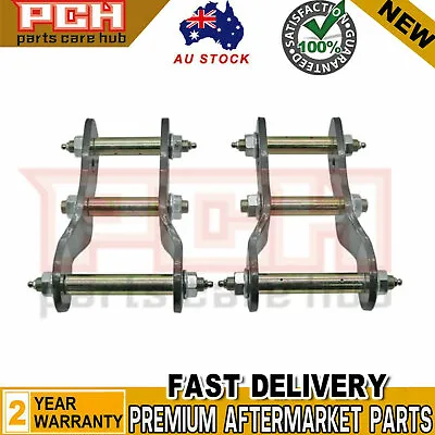 2'' Lift Rear Extended Greasable Shackles For Toyota Hilux KUN26 N70 4WD 05-14 • $65