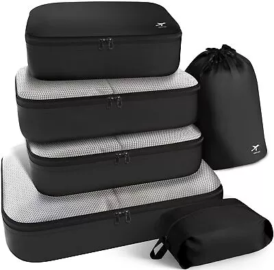 Packing Cubes For Suitcases - 6 Pieces Light Packing Cubes For Travel Premi... • $19.57