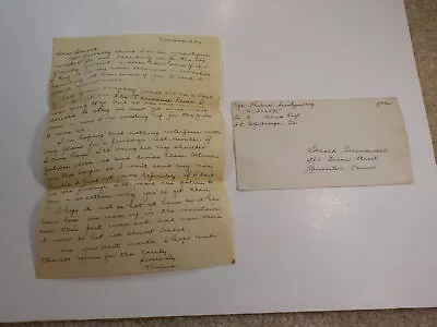 WWII Letter Woman WAC Soldier Fort Oglethorpe Georgia Female History VTG WW2 • $0.01