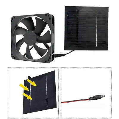 Solar Power Panel Exhaust Fan ProfESSional 20W Solar • $16.03