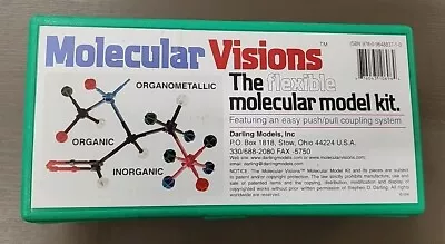 Molecular Visions The Flexible Molecular Model Kit By Darling Models COMPLETE • $18
