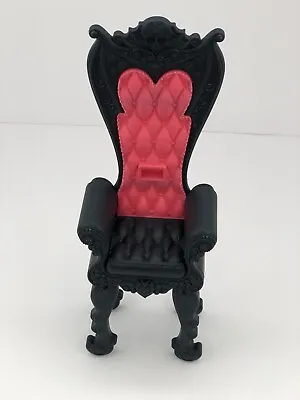 Monster High Draculaura School Castle Throne Chair Deadluxe Pink Black -No Clip • $18.99
