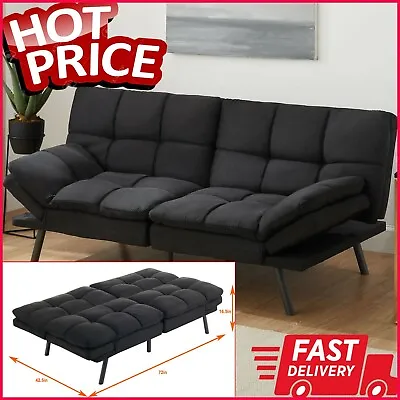 $234.99 • Buy Sofa Bed Memory Foam Futon Convertible Couch Lounger Sleeper Modern Loveseat NEW