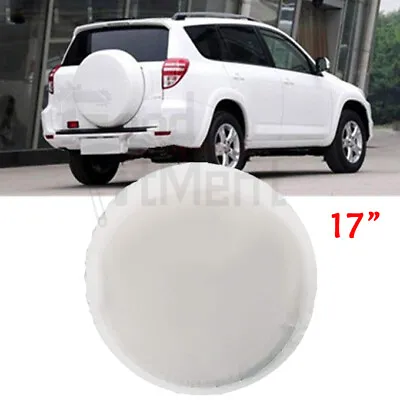 For Toyota RAV4 1996-2019 17  Spare Tire Tyre Wheel Cover Waterproof Vinyl White • $25.32