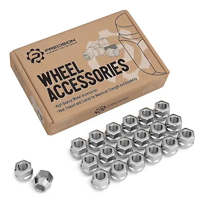 20pc Lug Nuts Acorn Chrome Open End 7/16 X20 For Chevy Buick Pontiac Oldsmobile • $18.22