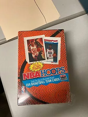 1991-92 NBA Hoops Series 2 Factory Sealed Wax Box 36 Packs Jordan USA Dream Team • $85