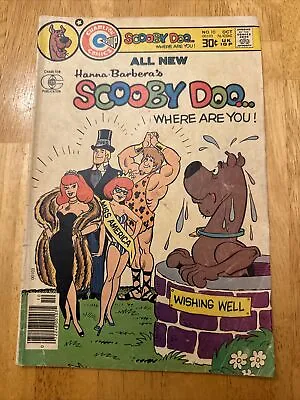 SCOOBY DOO #10  COMIC 1976 CHARLTON Group Comics Velma Bikini Cover • $59.99