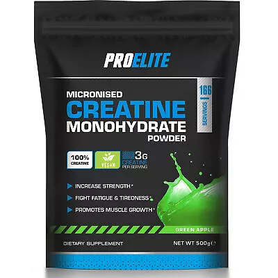 Pure Micronised Creatine Monohydrate Powder 250g / 500g / Size & Strength  • £17.99