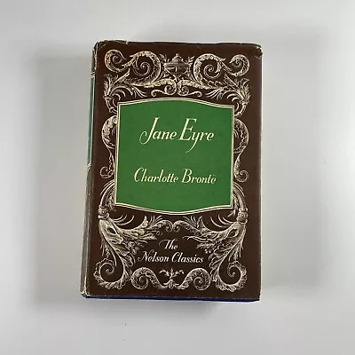 Jane Eyre - Charlotte Bronte (1950s HB DJ Nelson Classics) • £14.99