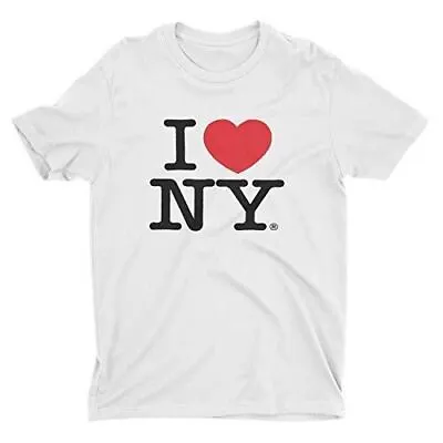 I Love NY New York Short Sleeve Screen Print Heart T-Shirt White Large • $14.90