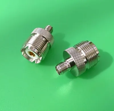 (1 PC) SMA Female To UHF Female  Straight RF Adapter - USA Seller • $6.99