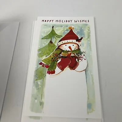 Lot Of 6 Snowman Christmas Card With Envelopes Money/Gift Card Holder • $10.50