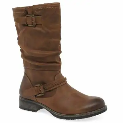 Rieker Estella Womens Calf Length Slouch Boots • $168.92